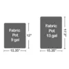 XXL Fabric Pot Sizes